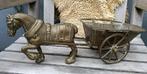 Koperen paard en wagen, Antiek en Kunst, Antiek | Koper en Brons, Ophalen, Koper