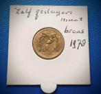 Penning Deventer Oranje Vereniging 70 jaar - 1978, Postzegels en Munten, Penningen en Medailles, Verzenden, Brons, Nederland