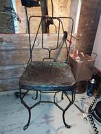 Antieke metalen stoel India, Ophalen of Verzenden