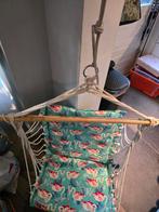 Hangstoel met Flamingo Print, Tuin en Terras, Hangmatten, Opvouwbaar, Ophalen of Verzenden, Zo goed als nieuw, Eenpersoons