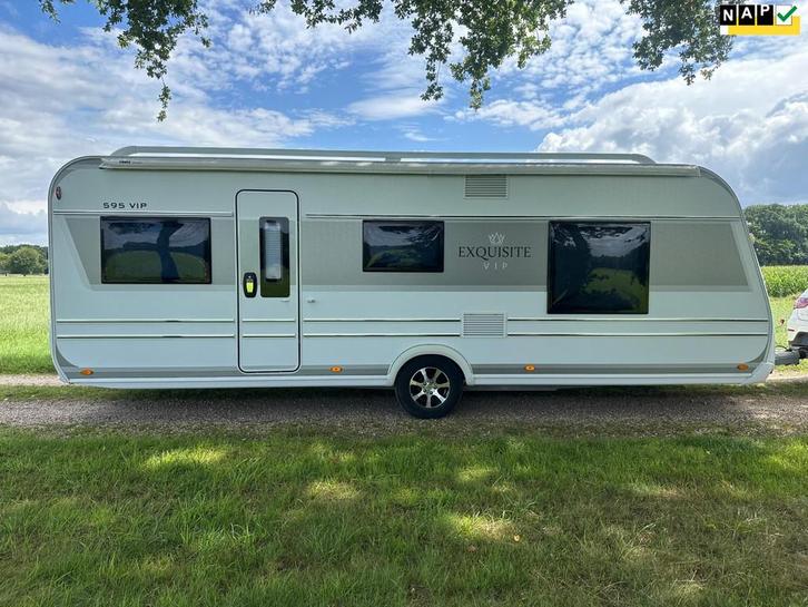 LMC EXQUISITE 595 VIP 595 VIP QUEENSBED, Caravans en Kamperen, Caravans, Bedrijf, tot en met 4, LMC en Münsterland, Douche, Luifel