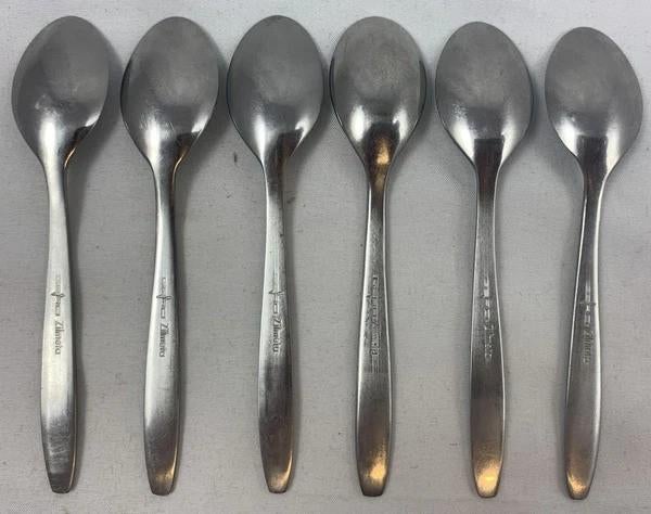 Gero Zilmeta 512 Foxtrot 6x Koffielepel Teelepel 11cm, Coolsingel 104, 3011 AG Rotterdam, Netherlands, Verzenden, Zo goed als nieuw