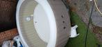 opblaasbare intex jacuzzi  4 persoons, Tuin en Terras, Ophalen, Gebruikt, Pomp
