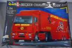 Revell 07535 BECKER Challenge Team Truck & Trailer – 1:24, Hobby en Vrije tijd, Modelbouw | Auto's en Voertuigen, Gebruikt, Revell