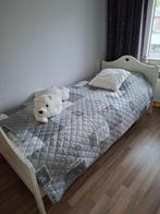 1 persoons bed, Ophalen, 90 cm, Eenpersoons, Wit