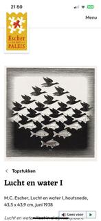 AFBEELDING. —  ESCHER.. —  LUCHT & WATER., Antiek en Kunst, Ophalen of Verzenden