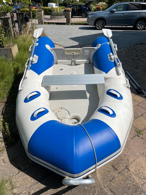 Opknap Vortex 3 persoons opblaasboot met handtrailer, Watersport en Boten, Rubberboten, Gebruikt, Overige merken, Airdeck, Minder dan 70 pk