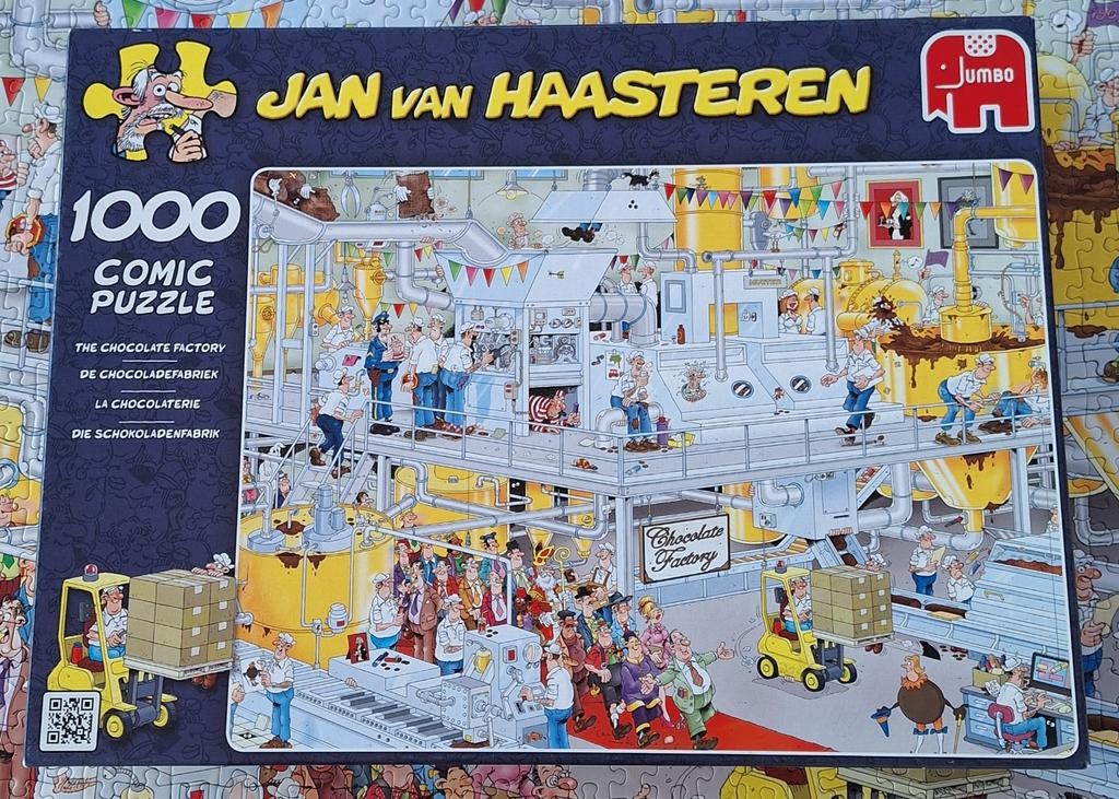 Leuke puzzel Jan van Haasteren 1000 stukjes, Ophalen of Verzenden, 500 t/m 1500 stukjes, Zo goed als nieuw, Legpuzzel
