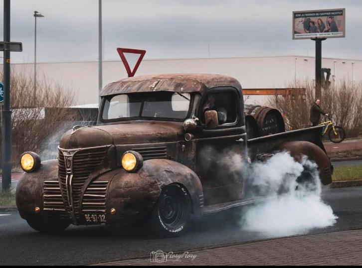 Plymouth pick up bj 1941 hotrod, Auto's, Oldtimers, Particulier, Ophalen