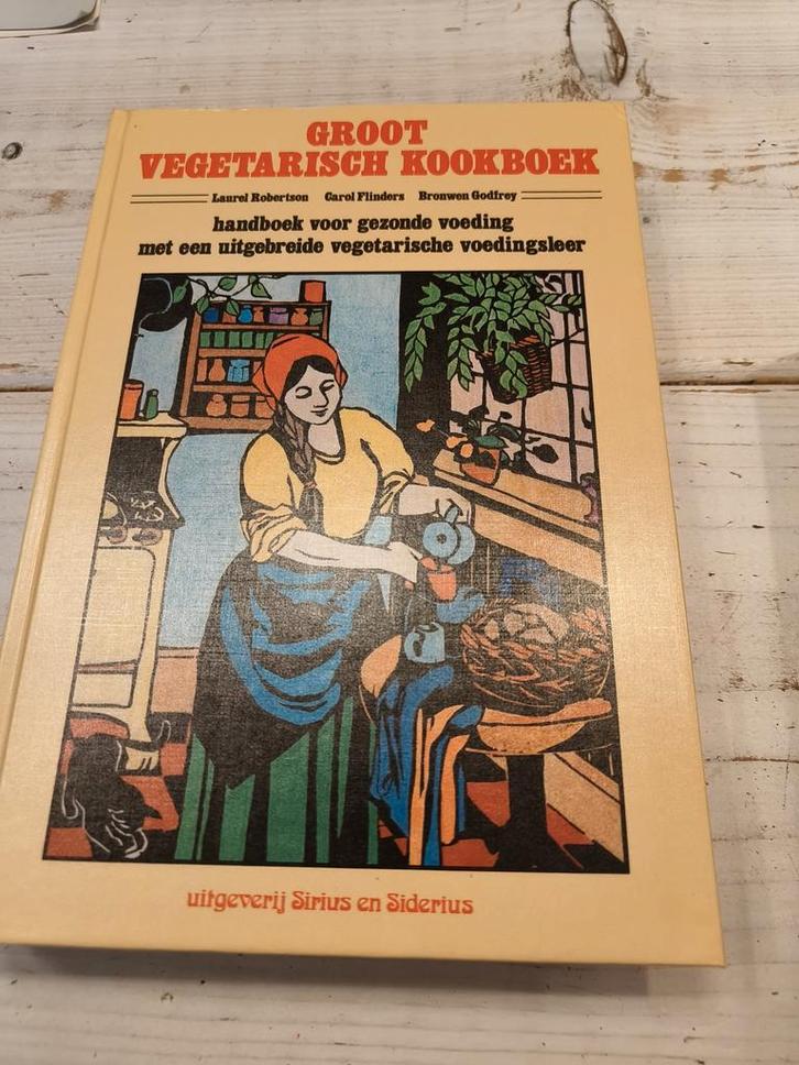 Groot Vegetarisch Kookboek, Boeken, Kookboeken, Gelezen, Voorgerechten en Soepen, Hoofdgerechten, Tapas, Hapjes en Dim Sum, Taart, Gebak en Desserts