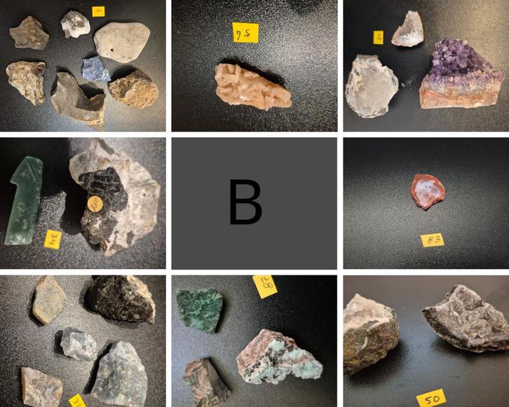 Mineralen Kristallen losse verkoop uit verzameling _ B, Verzamelen, Mineralen en Fossielen, Mineraal, Ophalen of Verzenden