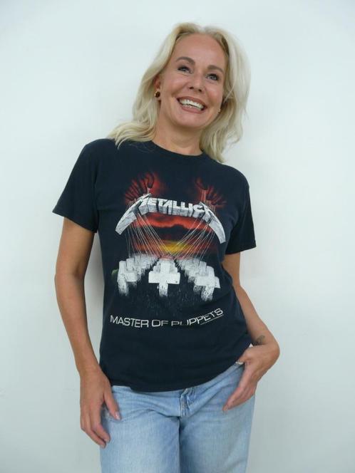 *Abfab Vintage Origineel Metallica Shirt S/M*, Kleding | Dames, T-shirts, Zo goed als nieuw, Maat 38/40 (M), Zwart, Korte mouw