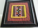 Borduurwerk Oezbekistan ingelijst, Antiek en Kunst, Ophalen of Verzenden