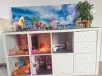 Barbiehuis, gemaakt van ikea kallax-kast, Ophalen, Gebruikt, Poppenhuis