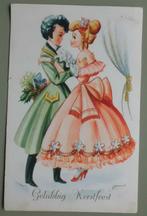 Dickens stijl 8 - jongen en meisje dansen - Kerst jaren 50, Ophalen of Verzenden, 1940 tot 1960, Gelopen, Feest(dag)