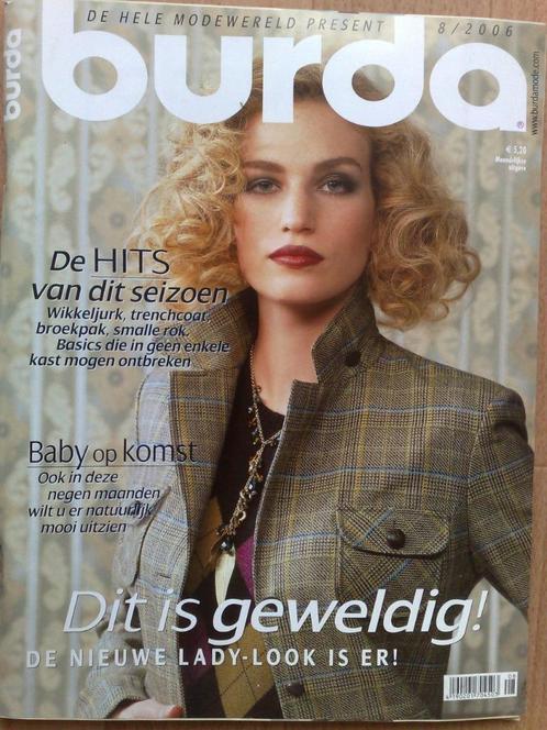 Burda augustus nr. 8 / 2006, Hobby en Vrije tijd, Kledingpatronen, Nieuw, Vrouw, Burda, Verzenden