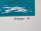 Jack Hellinga Zeefdruk Scheveningen 1978, Antiek en Kunst, Kunst | Litho's en Zeefdrukken, Verzenden