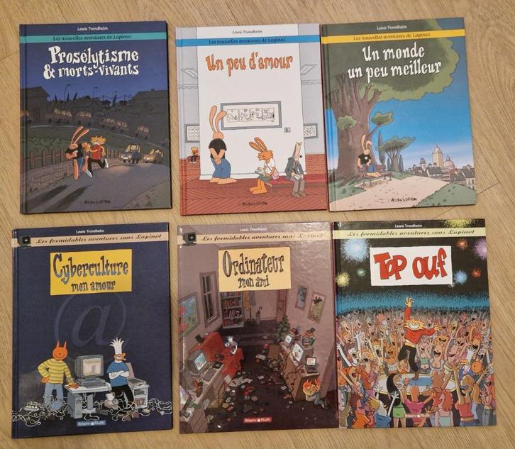Lewis Trondheim Lapinot hardcovers los of als set, Boeken, Stripboeken, Zo goed als nieuw, Meerdere stripboeken, Ophalen of Verzenden