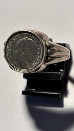 Zilveren massieve munt ring 13,3 gram, Ophalen of Verzenden, Zo goed als nieuw, Zilver, Zilver