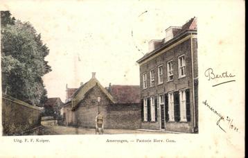 Amerongen (Ut.), Straatgezicht met oa Pastorie, gelopen 1902 beschikbaar voor biedingen