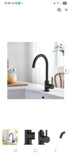 Praxis Mengkraan Keuken Mat Zwart, Ophalen of Verzenden, Gebruikt, Kraan