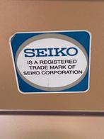 Vintage Seiko Quartz Tafelklok, Ophalen of Verzenden, Zo goed als nieuw, Analoog, Wekker of Tafelklok