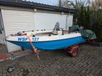 Visboot met Mercury motor + fishfinder & trailer!, Watersport en Boten, Motorboten en Motorjachten, Gebruikt, Ophalen of Verzenden