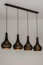 135cm hanglamp zwart karamel bruin goud tafel keuken lamp, Huis en Inrichting, Lampen | Hanglampen, Nieuw, Ophalen of Verzenden
