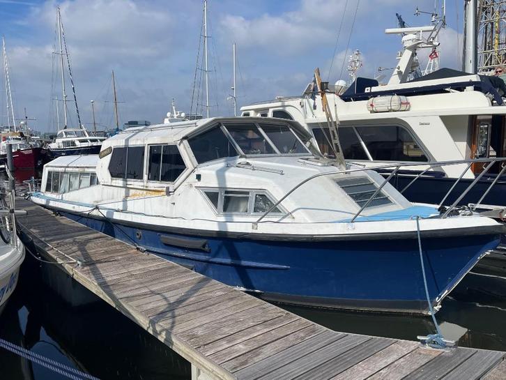 Bounty 40 RC motorboot, woonboot, nwe motor 60 pk Sole, 2022, Watersport en Boten, Motorboten en Motorjachten, Gebruikt, Polyester