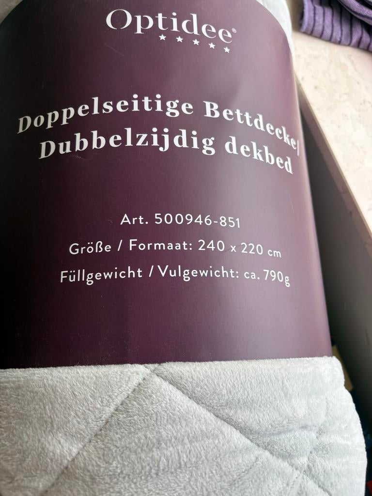 Optidee Dubbelzijdig Dekbed - Geen Overtrek Nodig, Ophalen of Verzenden, Nieuw, Tweepersoons, Deken of Dekbed