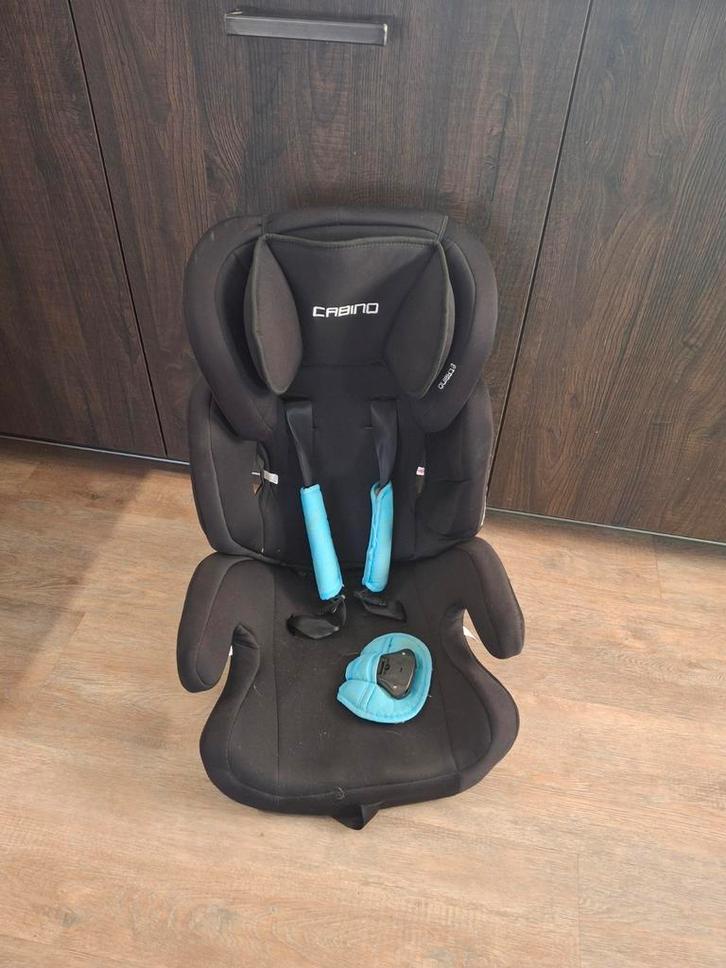 Cabino autostoel zonder Isofix - Zwart, Kinderen en Baby's, Autostoeltjes, Gebruikt, Overige merken, 9 t/m 36 kg, Autogordel, Zijbescherming