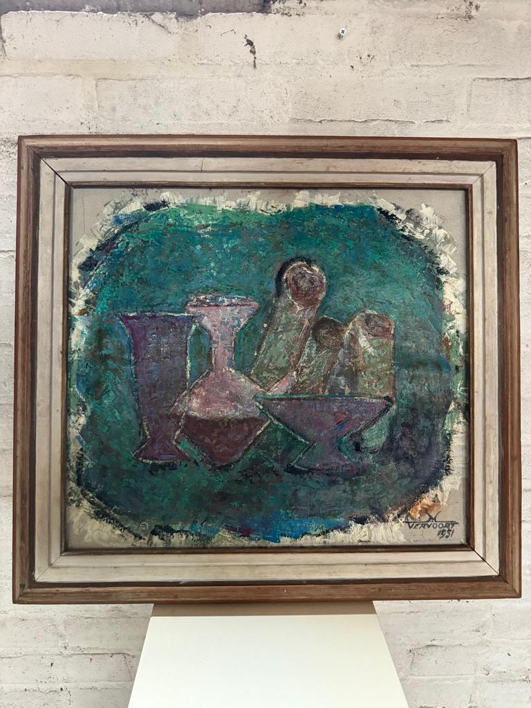 Schilderij van vervoort 1951, Ophalen of Verzenden