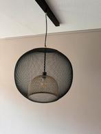 2 mooie, zwarte lampen (gaas patroon), Ophalen, Zo goed als nieuw, Metaal, Minder dan 50 cm