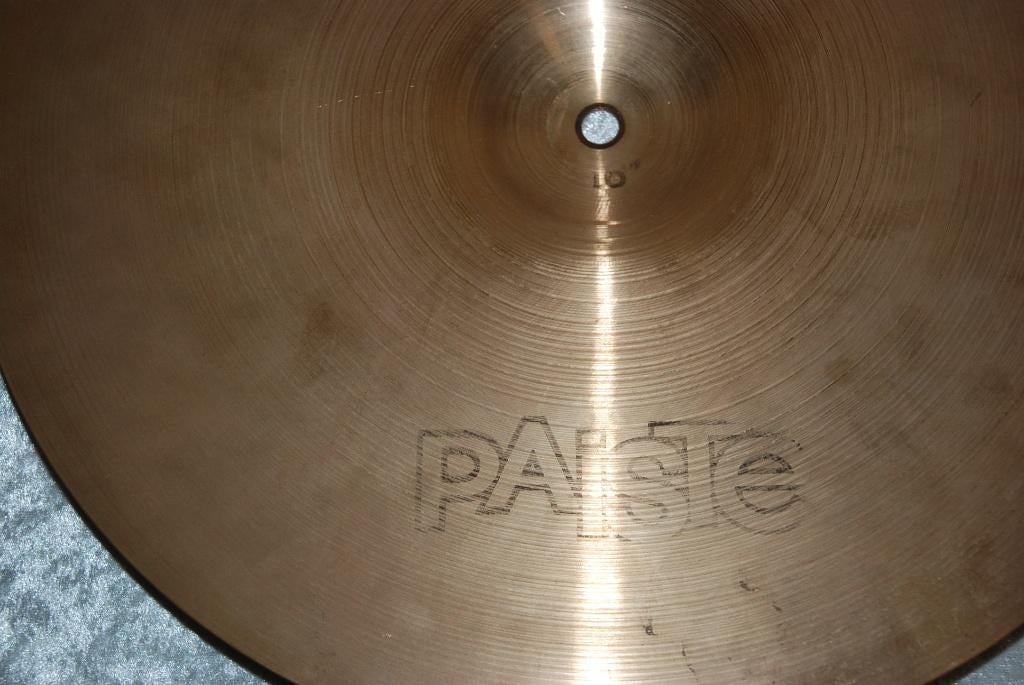 Paiste 2002 crash bekken black logo 1094gr 16 inch <25252503, Gebruikt, ., Drums of Percussie, Ophalen of Verzenden