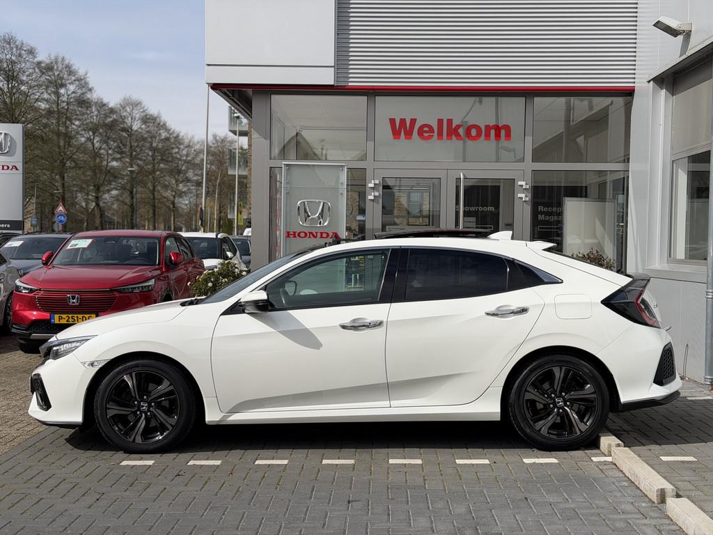 Honda Civic 1.5 i-VTEC Prestige | GEEN AFLEVERKOSTEN | Schui, Auto's, 12 maanden, Wit, Leder, Adaptive Cruise Control