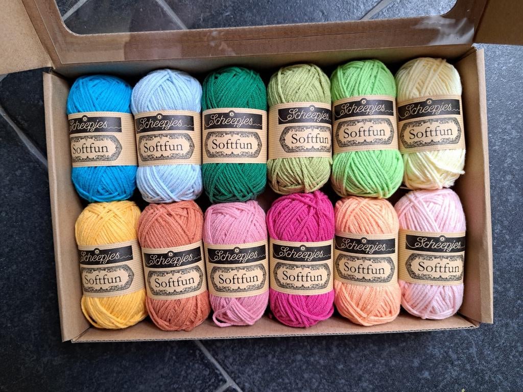 Scheepjes Softfun Summer Party Mini Colour Pack, Niet gespecificeerd op product, Breien of Haken, Nieuw, Ophalen of Verzenden