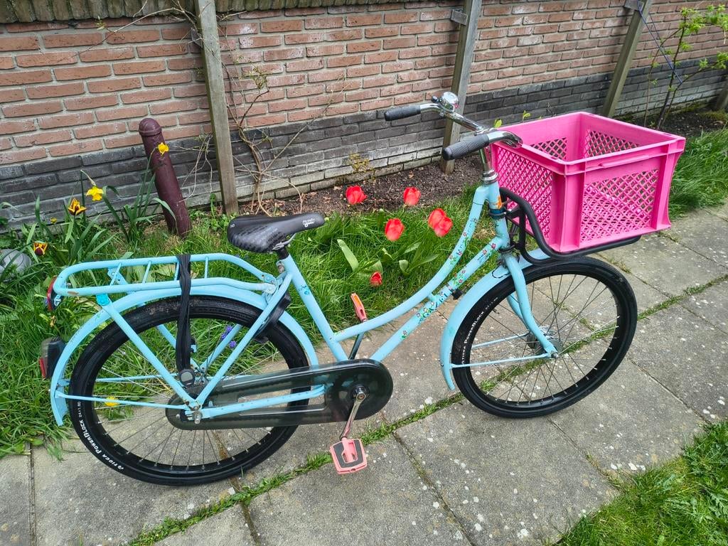 Gazelle 24 inch kinderfiets met naafdynamo, Ophalen, Terugtraprem, Gebruikt, Minder dan 47 cm