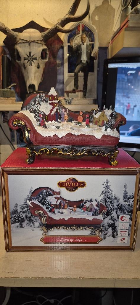 6 Kersthuisjes Voor Kerstdorp - o.a. Luville, Ophalen of Verzenden, Zo goed als nieuw