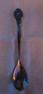 Vintage verzilverde lepel met monogram 'B', Ophalen of Verzenden