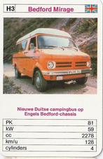 Kw1923 autokaartje h3 campingbus bedford mirage, Ophalen of Verzenden, Zo goed als nieuw, Auto's