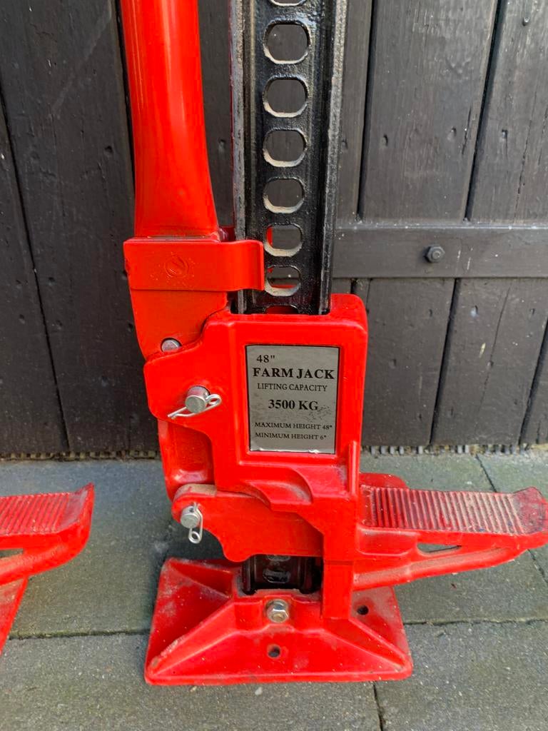 Domme kracht 2 stuks boeren  krik, Ophalen, Zo goed als nieuw, Mechanisch, Garagekrik