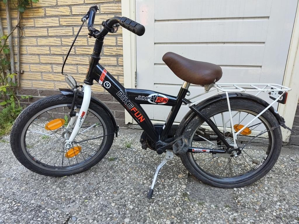 Jump 4 fun jongensfiets 18 inch GRATIS beschadigd, band lek, Ophalen of Verzenden, Gebruikt, 16 tot 20 inch