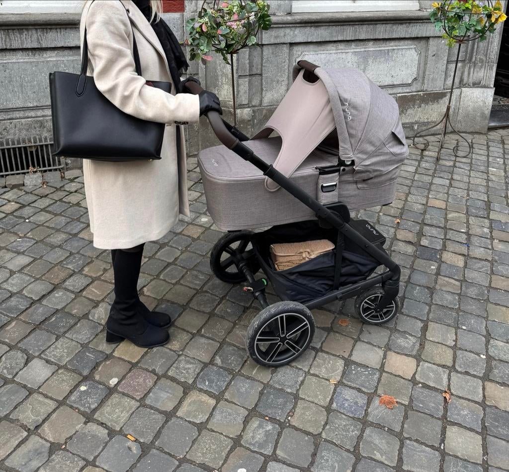Nuna kinderwagen met reiswieg en buggy, Gebruikt, Combiwagen, Met reiswieg, Ophalen