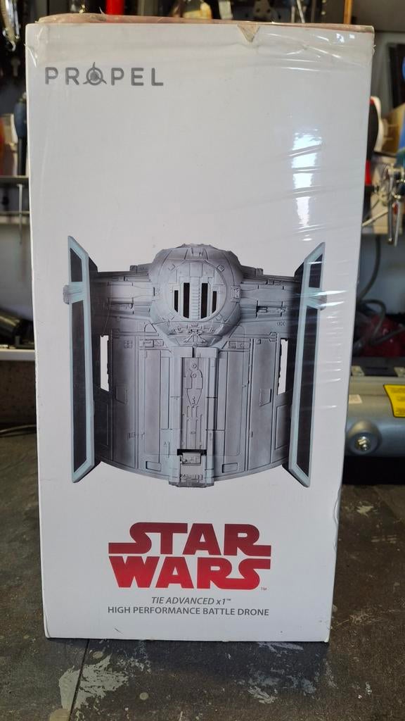 Star Wars Drone - Propel TIE Advanced x1 - Zo goed als nieuw, Minder dan 100 meter, Zo goed als nieuw, Minder dan 15 minuten, Extra accu('s)