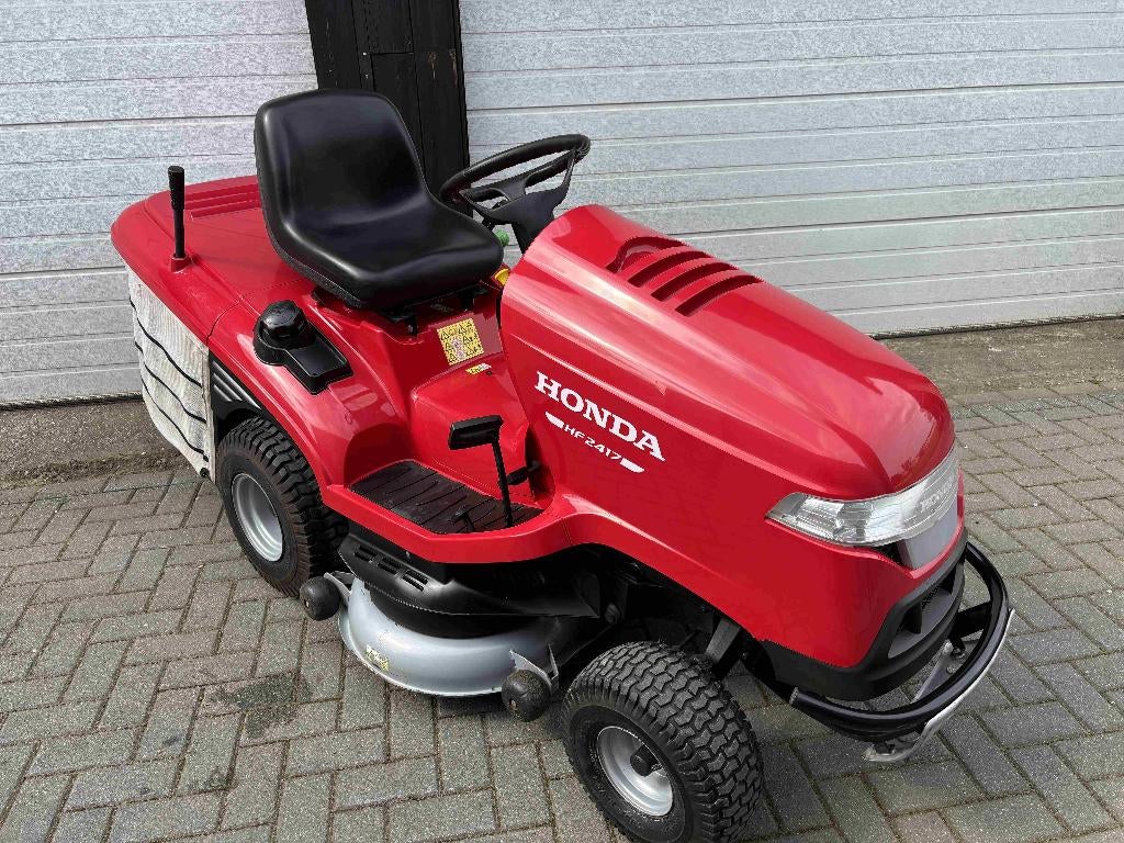 Nette Honda 2 cilinder zitmaaier met opvang, Honda, Gebruikt, Ophalen of Verzenden, Opvangbak