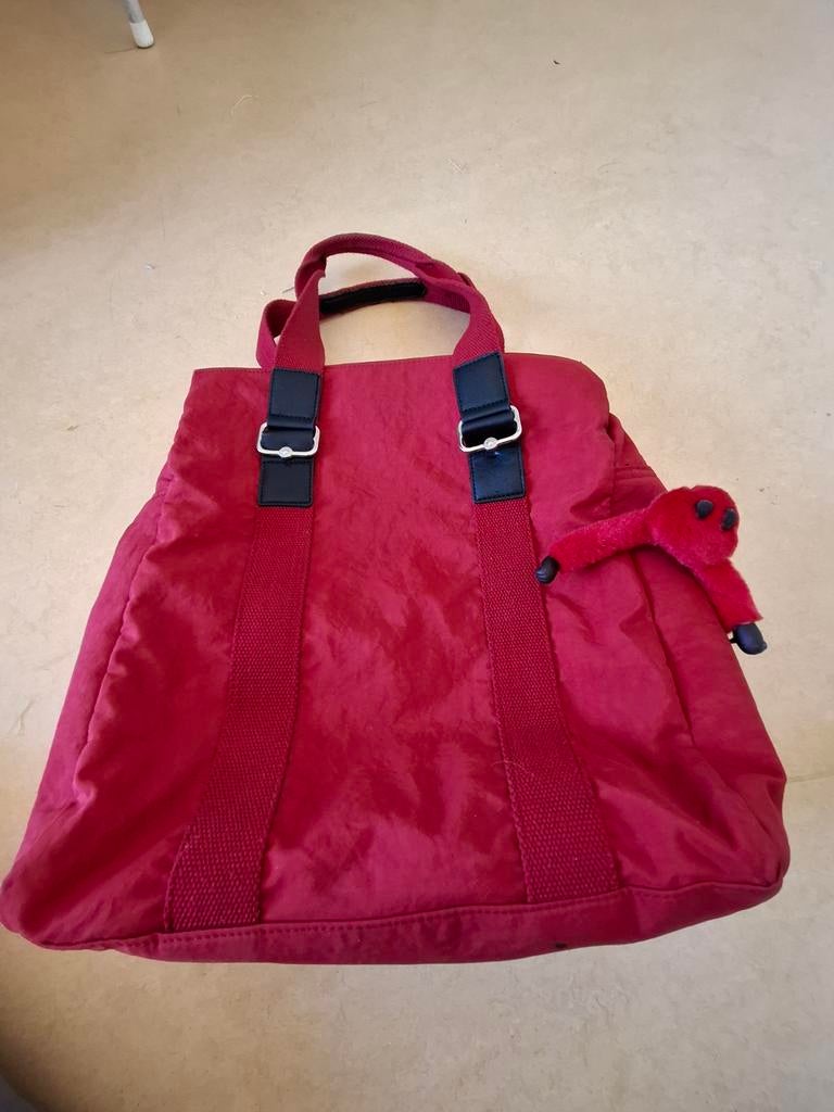 Kipling tas rood - weinig gebruikt, Ophalen, Gebruikt, Rood, Handtas