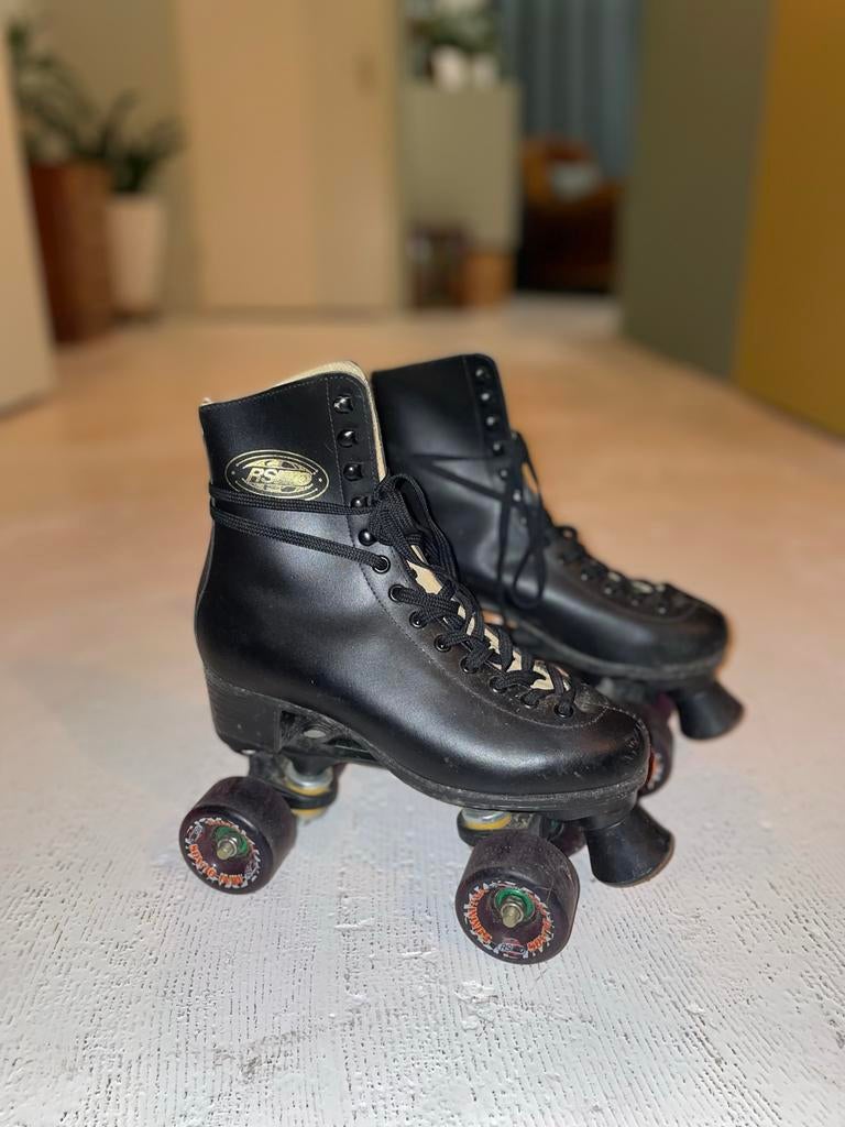 Zwarte RS Quad Skates - Maat 38 rolschaatsen, Ophalen, Gebruikt, Dames
