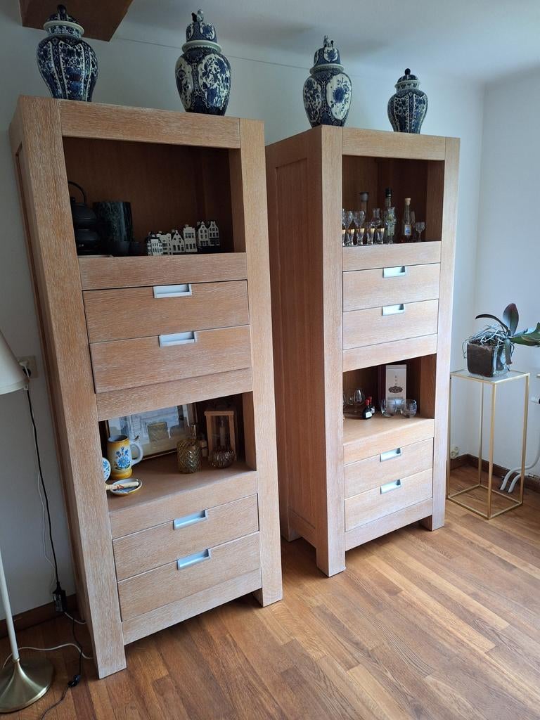 Complete Woonkamer Set -  Eiken –  Tijdloos  & Kwalitatief, Huis en Inrichting, Complete inboedels, Ophalen