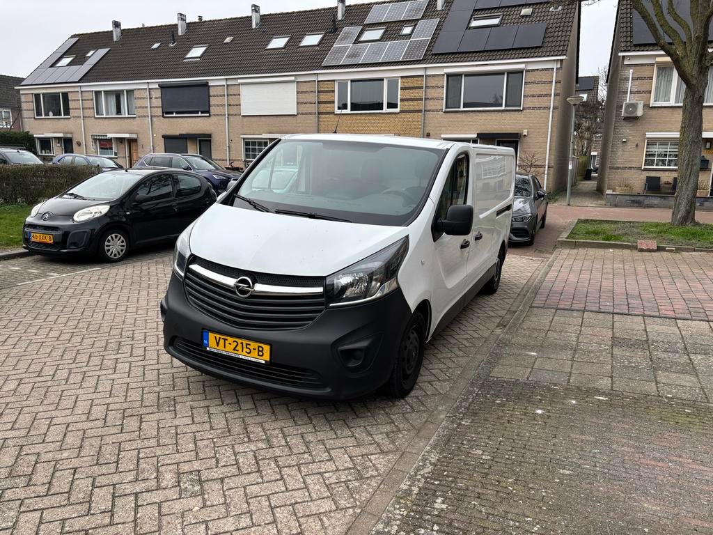 Opel Vivaro 2016, Lang model L2, 3 zits, 2x schuifdeur, Auto's, Bestelauto's, 4 cilinders, Wit, Origineel Nederlands, Particulier