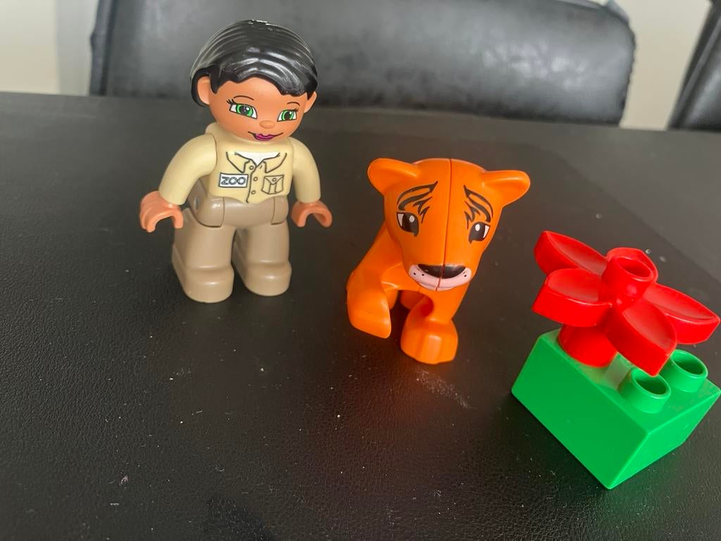 Duplo 5632 dierenverzorger, Ophalen of Verzenden, Zo goed als nieuw, Complete set, Duplo